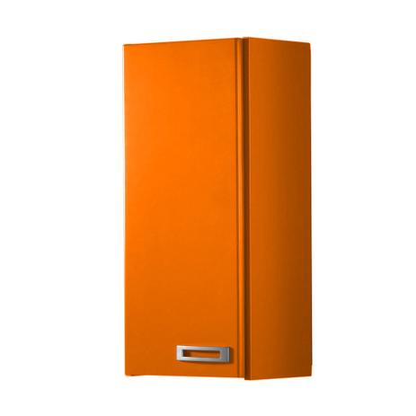 Armário Aéreo 1 Porta Kenzo 160 Laranja Novo - Máxima móveis Menor preço em Armário Aéreo 1 Porta Kenzo 160 Laranja Novo - Máxima móveis