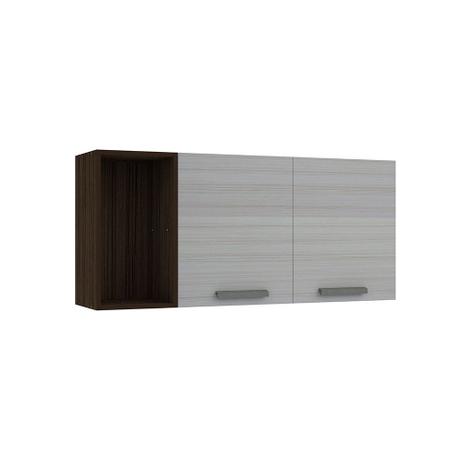 Armário Aéreo 2 Portas com Nicho 120cm Essence Kits Paraná Menor preço em Armário Aéreo 2 Portas com Nicho 120cm Essence Kits Paraná