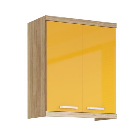 Armário Aéreo 70cm 5126 Sicília Multimóveis Argila/Amarelo Gema Menor preço em Armário Aéreo 70cm 5126 Sicília Multimóveis Argila/Amarelo Gema