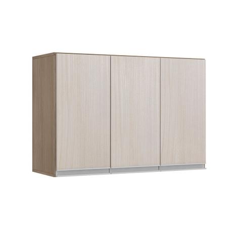 Armário Aéreo 90cm 3 Portas Karen Malbec/Avelã - Peternella Menor preço em Armário Aéreo 90cm 3 Portas Karen Malbec/Avelã - Peternella