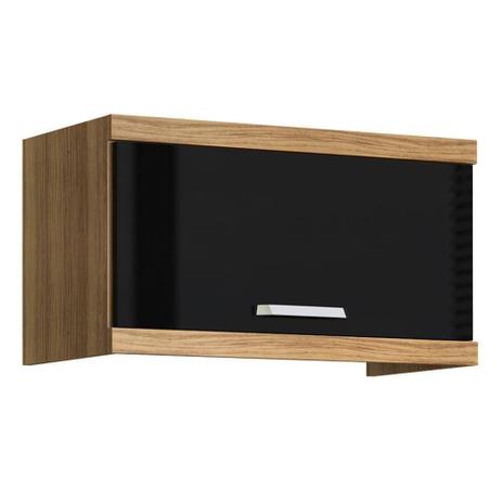 Armário Aéreo Basculante 700mm Argila Acetinado Preto - Multimóveis é boa?