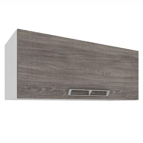 Armário Aéreo Basculante 80cm Art in Móveis Mia Coccina Branco/Rústico Menor preço em Armário Aéreo Basculante 80cm Art in Móveis Mia Coccina Branco/Rústico