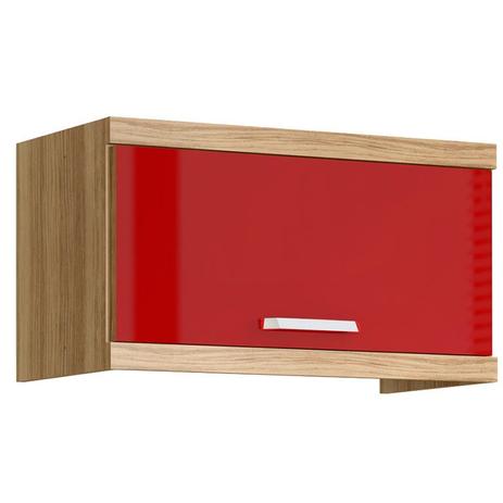 Armário Aéreo Basculante De 700mm Vermelho Multimóveis Menor preço em Armário Aéreo Basculante De 700mm Vermelho Multimóveis