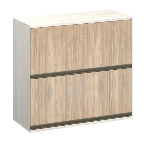 Armário Aéreo Basculante Duplo Luciane 2 Portas Nina 70 cm Menor preço em Armário Aéreo Basculante Duplo Luciane 2 Portas Nina 70 cm