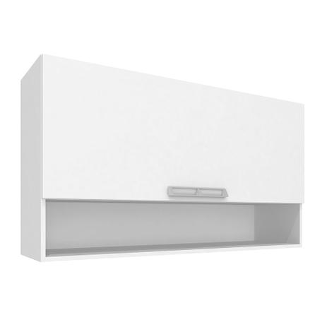 Armário Aéreo Basculante Mia Coccina 120X66 Branco Com Branco - Art in móveis Menor preço em Armário Aéreo Basculante Mia Coccina 120X66 Branco Com Branco - Art in móveis