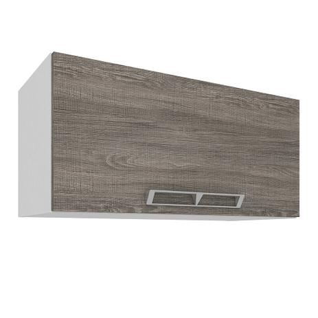 Armário Aéreo Basculante Mia Coccina 70X33 Branco Com Rustico - Art in móveis Menor preço em Armário Aéreo Basculante Mia Coccina 70X33 Branco Com Rustico - Art in móveis