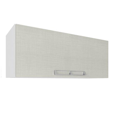 Armário Aéreo Basculante Mia Coccina 80X33 Branco Com Nude - Art in móveis Menor preço em Armário Aéreo Basculante Mia Coccina 80X33 Branco Com Nude - Art in móveis