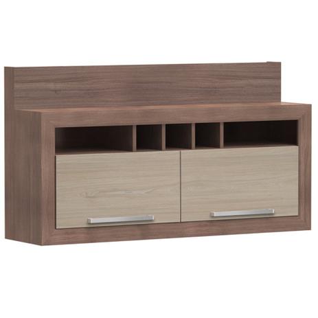 Armário Aéreo Bologna com Porta e Nicho 120cm CD624 - Ditália Móveis - Ditália Móveis Menor preço em Armário Aéreo Bologna com Porta e Nicho 120cm CD624 - Ditália Móveis - Ditália Móveis