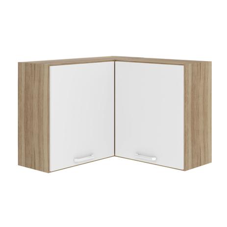 Armário Aéreo de Canto 5030 Toscana Multimóveis Argila/Branco Menor preço em Armário Aéreo de Canto 5030 Toscana Multimóveis Argila/Branco