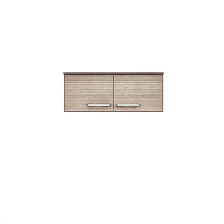 Armário Aéreo Geladeira Bruna 2 Portas 80 cm Cappuccino/Amêndoa - Poquema é boa?