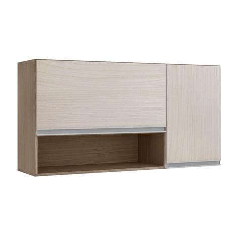 Armário Aéreo Karen 119cm 2 Portas Malbec/Avelã - MPdecor Menor preço em Armário Aéreo Karen 119cm 2 Portas Malbec/Avelã - MPdecor