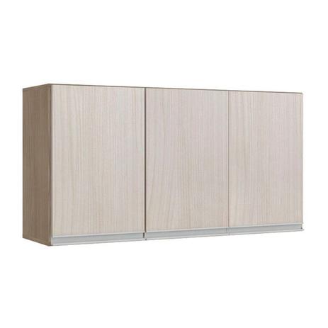 Armário Aéreo Karen 119cm 3 Portas Malbec/Avelã - MPdecor Menor preço em Armário Aéreo Karen 119cm 3 Portas Malbec/Avelã - MPdecor