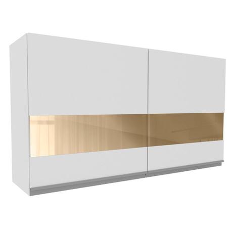 images Armario Suspenso Cozinha Vidro armario aereo madesa glamy 120 cm 2 portas com vidro branco