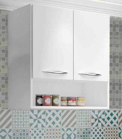 Armário Aéreo multiuso lavanderia Cozinha Branco - Magazine Rm Menor preço em Armário Aéreo multiuso lavanderia Cozinha Branco - Magazine Rm