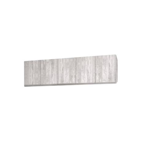 Armário Aéreo para Cozinha em Mdf Tupã 174cm Calcare - Cozimax Menor preço em Armário Aéreo para Cozinha em Mdf Tupã 174cm Calcare - Cozimax