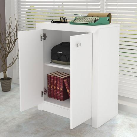 Armario Baixo 2 Portas Me4103 Branco - Tecno Mobili - Móveis Videira Menor preço em Armario Baixo 2 Portas Me4103 Branco - Tecno Mobili - Móveis Videira