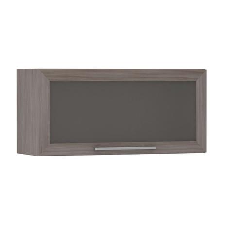 Armário Basculante Luciane 80cm 1 Porta com Vidro Cannes Menor preço em Armário Basculante Luciane 80cm 1 Porta com Vidro Cannes