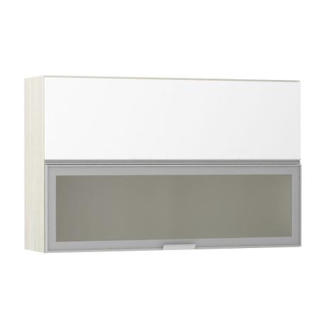 Armário Basculante Misto Luciane 120cm 1 Porta Fechada 1 Porta Alumínio com Vidro Miniboreal Lis Menor preço em Armário Basculante Misto Luciane 120cm 1 Porta Fechada 1 Porta Alumínio com Vidro Miniboreal Lis