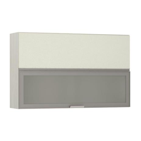 Armário Basculante Misto Luciane 120cm 1 Porta Fechada 1 Porta com Vidro Miniboreal Luci Menor preço em Armário Basculante Misto Luciane 120cm 1 Porta Fechada 1 Porta com Vidro Miniboreal Luci
