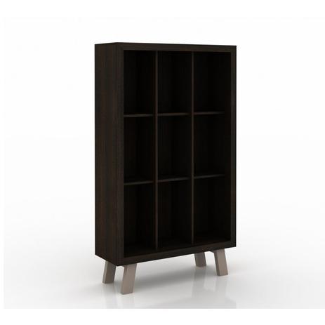 Armario Biblioteca ME-4121 Tabaco Fendi Tecno Mobili Menor preço em Armario Biblioteca ME-4121 Tabaco Fendi Tecno Mobili