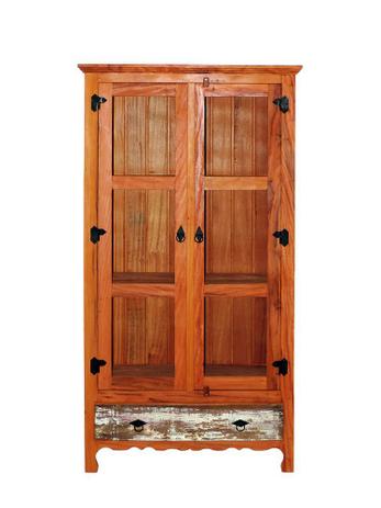 Armario Cristaleira Rustica 2 Portas e 1 Gaveta Madeira Demolição Peroba Rosa - Móveis Decora Menor preço em Armario Cristaleira Rustica 2 Portas e 1 Gaveta Madeira Demolição Peroba Rosa - Móveis Decora