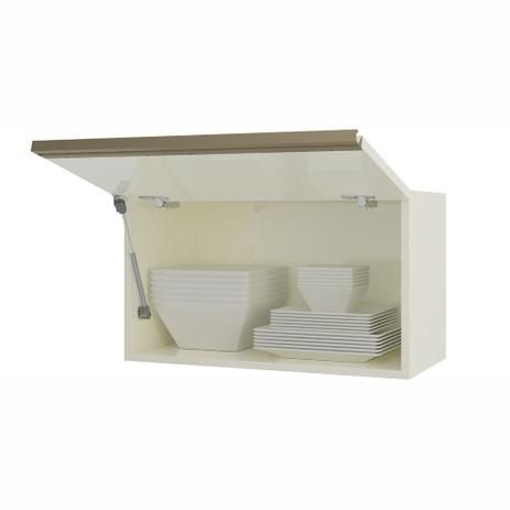 Armário de Cozinha Aéreo 60cm Fogão/Geladeira Vitória K346 Dalla Costa Menor preço em Armário de Cozinha Aéreo 60cm Fogão/Geladeira Vitória K346 Dalla Costa