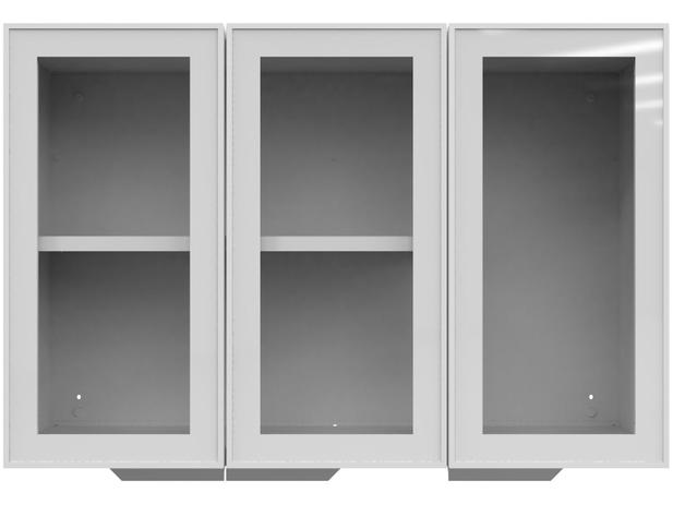 Armário de Cozinha Aéreo Colormaq Roma A3PGV - 3 Portas 105x70cm Aço Menor preço em Armário de Cozinha Aéreo Colormaq Roma A3PGV - 3 Portas 105x70cm Aço