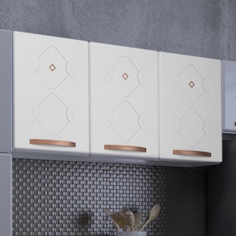 Armário de Cozinha Aéreo Triplo em Aço 3 Portas Mirage New Telasul Branco Menor preço em Armário de Cozinha Aéreo Triplo em Aço 3 Portas Mirage New Telasul Branco