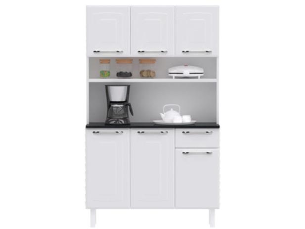 Armário de Cozinha Colormaq Crystal 6 Portas e 1 Gaveta em Aço - Branco - K6P1G é boa?