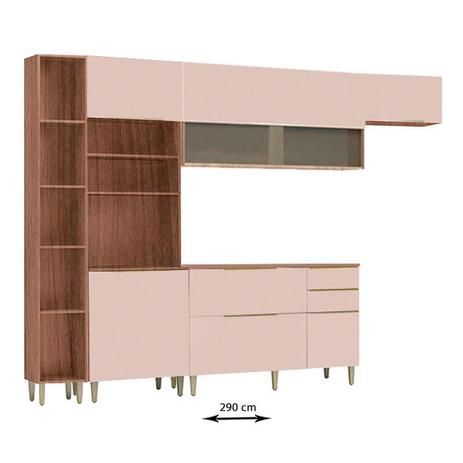 Armário de Cozinha Kit 6 Peças Elegance Teka Ártico Incorplac Menor preço em Armário de Cozinha Kit 6 Peças Elegance Teka Ártico Incorplac