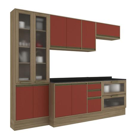 Armário de Cozinha Modulada Safira CS006E - Avelã TX/Rubi - Casa é boa?