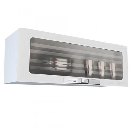 Armário de Parede Colormaq Class Master 1 Porta Basculante em Aço com Vidro Branco 80cm Menor preço em Armário de Parede Colormaq Class Master 1 Porta Basculante em Aço com Vidro Branco 80cm