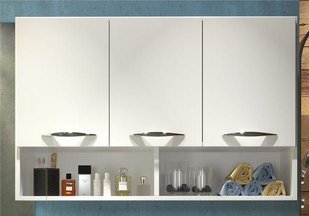 Armário De Parede Com 3 Portas Aéreo Suspenso Cozinha Branco - CLICK FORTE Menor preço em Armário De Parede Com 3 Portas Aéreo Suspenso Cozinha Branco - CLICK FORTE