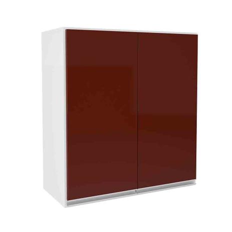 Armário Duplo Top Class Batrol Branco / Bordeaux Menor preço em Armário Duplo Top Class Batrol Branco / Bordeaux