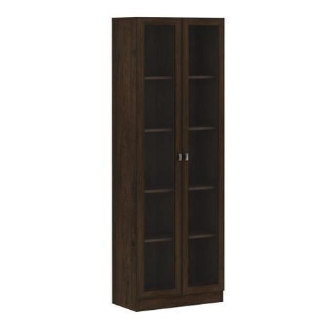 Armário Estante Alto Com 2 Portas De Vidro ME4115 Rústico Tecno Mobili Menor preço em Armário Estante Alto Com 2 Portas De Vidro ME4115 Rústico Tecno Mobili