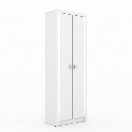 Armário Estante Alto Com 2 Portas ME4105 Branco Tecno Mobili Menor preço em Armário Estante Alto Com 2 Portas ME4105 Branco Tecno Mobili