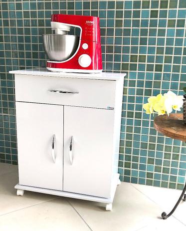 Armário Microondas Multiuso Cozinha Bebedouro Branco - ClickForte Menor preço em Armário Microondas Multiuso Cozinha Bebedouro Branco - ClickForte