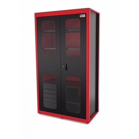 Armário Modular para Ferramentas Vertical 2 Portas 5 Gavetas Tramontina PRO Vermelho Menor preço em Armário Modular para Ferramentas Vertical 2 Portas 5 Gavetas Tramontina PRO Vermelho