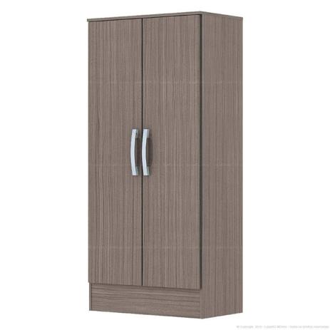 Armário Multi Uso 02 Portas Gris Móveis Briz Menor preço em Armário Multi Uso 02 Portas Gris Móveis Briz