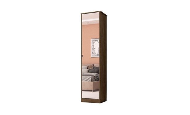 Armario Multiuso 1 Porta Reflex Ebano Touch - Demóbile - Demobile Menor preço em Armario Multiuso 1 Porta Reflex Ebano Touch - Demóbile - Demobile