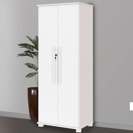 Armario Multiuso 100% MDF 4 Prateleiras com Chave Dallas Branco - Fênix Menor preço em Armario Multiuso 100% MDF 4 Prateleiras com Chave Dallas Branco - Fênix