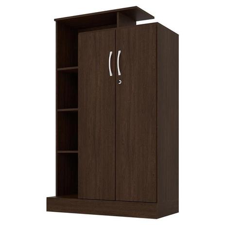 Armário Multiuso 2 Portas Com Chave Elite Ébano Touch  Demóbile - Demobile é boa?