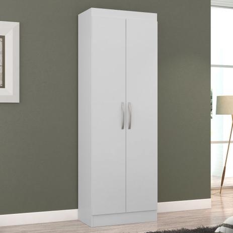 Armário Multiuso 2 Portas e 4 Prateleiras Uruguai Notável Moveis Branco Menor preço em Armário Multiuso 2 Portas e 4 Prateleiras Uruguai Notável Moveis Branco