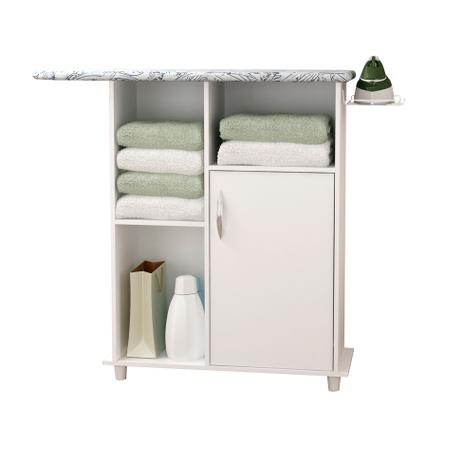 Armário Multiúso com Tábua de Passar Florence 1 PT Branco New - Notável é boa?