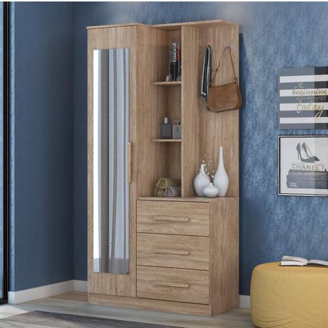Armário Multiuso Cômoda com Espelho 1 Porta 3 Gavetas 3 Prateleiras e Nichos Brisa Demóbile Nogal é ruim? Armário Multiuso Cômoda com Espelho 1 Porta 3 Gavetas 3 Prateleiras e Nichos Brisa Demóbile Nogal é boa?