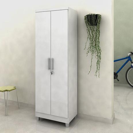 Armário Multiuso Napole Branco - Mirarack Menor preço em Armário Multiuso Napole Branco - Mirarack