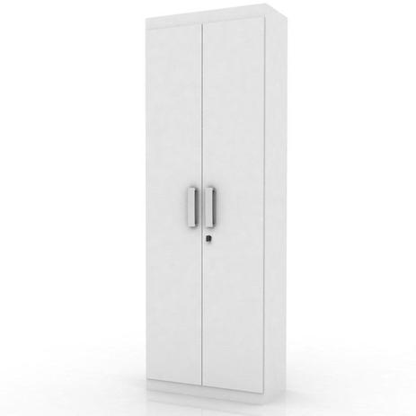 Armário Multiuso Organizador 2 Portas Delta Branco - Lukaliam Móveis Menor preço em Armário Multiuso Organizador 2 Portas Delta Branco - Lukaliam Móveis