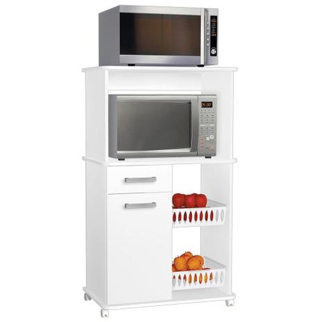 Armário Multiuso Premium 1 Porta 1 Gaveta 2 Fruteiras Branco - Zanzini é boa?