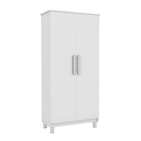 Armário Multiuso Sapateira com Cabideiro Luapa Branco Menor preço em Armário Multiuso Sapateira com Cabideiro Luapa Branco