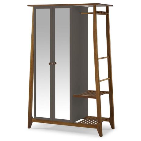 Armário Multiuso Stoka com 2 Portas Na Cor Grafite - Máxima é boa?